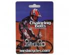 MCS STEEL CHAINRING BOLTS CHROME