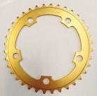 MCS USA 5-BOLT 110 36T CHAINRING LIMITED EDITION GOLD
