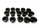 MCS CR-MO CHAINRING BOLT KIT BLACK (15 Piece)