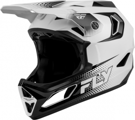 FLY RACING RAYCE SONAR HELMET WHITE/BLACK